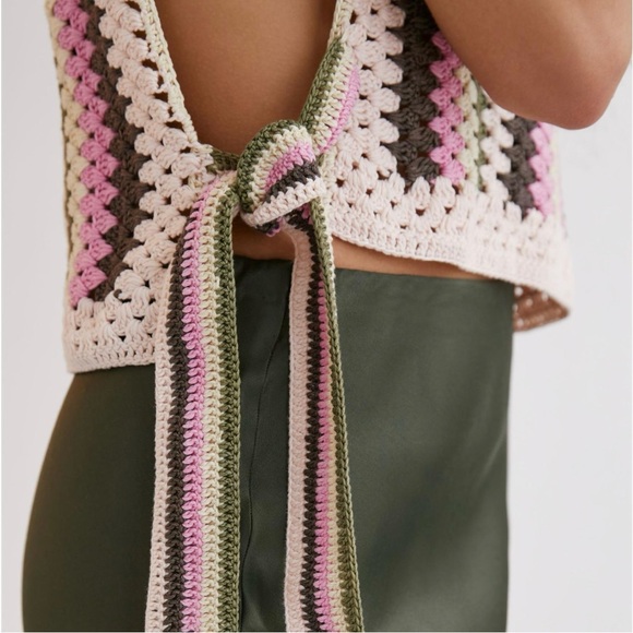 Anthropologie In Our Nature Crochet Vest - Picture 4 of 7